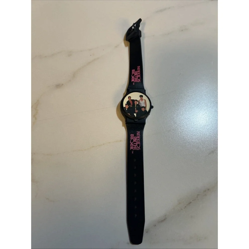 Vintage 1990 New Kids on the Block Digital Watch Big Step Productions NEEDS BATT